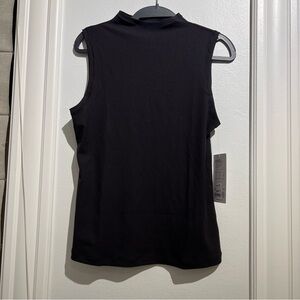 🆕 Athleta 🖤 Signature Rib Mock Neck Tank, Black, Medium